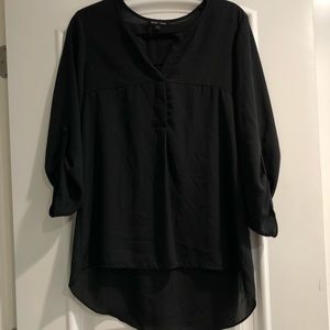 Black Low ride Blouse